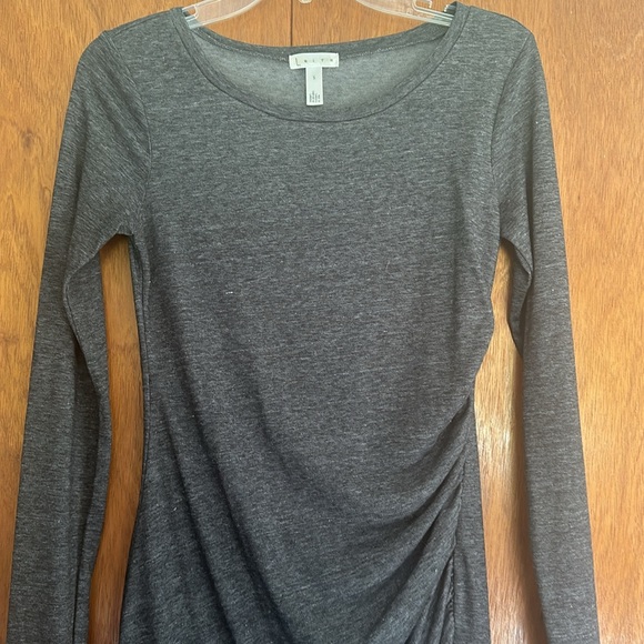 Keith Charcol Heather long sleeve ruched dress - Picture 3 of 7